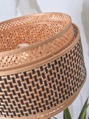 good&mojo-lámparadepie-bhutan-natural/negro-bambú-ø40cm-e27-bhutan/f/fl/b/4025/bn-04