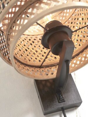 good&mojo-apliquedepared-bhutan-natural/negro-bambú-ø25cm-e27-bhutan/w/b/2520/bn-05