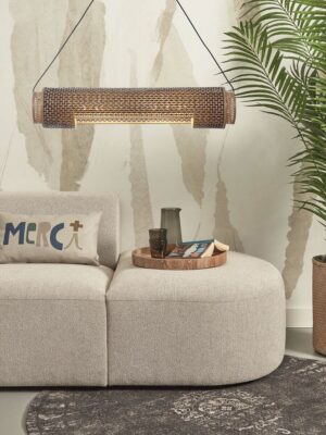 good&mojo-lámparacolgante-bhutan-natural/negro-bambúmetal-ø15cm-e27-bhutan/h85/bn-06