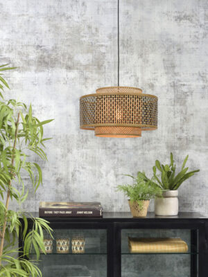 good&mojo-lámparacolgante-bhutan-natural/negro-bambú-ø50cm-e27-bhutan/h/5030/bn-07
