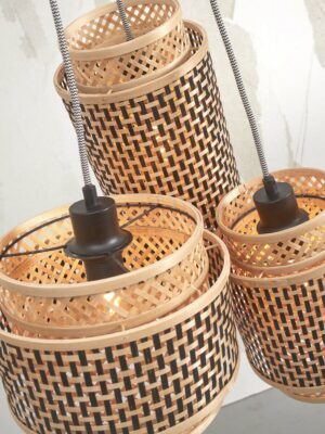 good&mojo-lámparacolgante-bhutan-natural/negro-bambúmetal-e27-bhutan/h3/bn-07