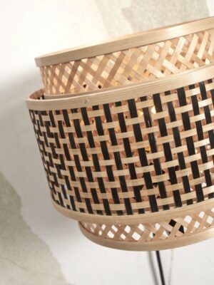 good&mojo-apliquedepared-bhutan-natural/negro-bambú-ø25cm-e27-bhutan/w/b/2520/bn-07