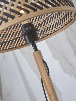 good&mojo-lámparadepie-java-natural/negro-bambú-ø32cm-e27-java/fs/fj/n/3218/bn-07