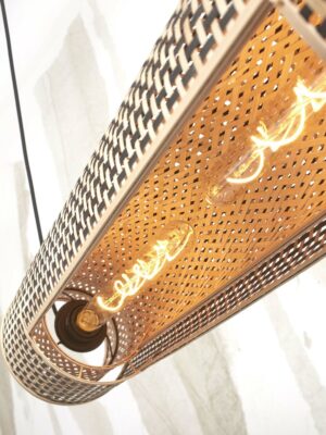 good&mojo-lámparacolgante-bhutan-natural/negro-bambúmetal-ø15cm-e27-bhutan/h85/bn-08