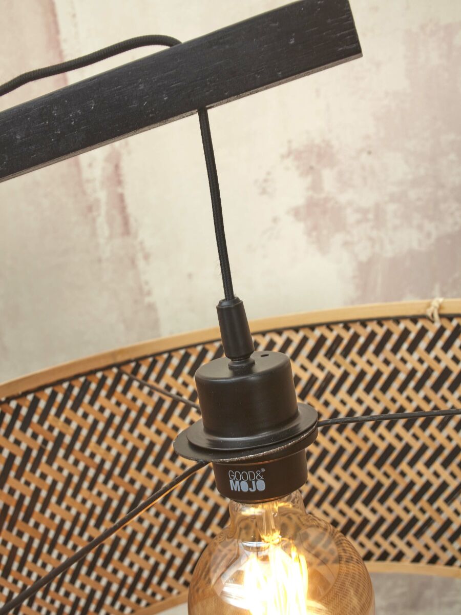 good&mojo-lámparadepie-java-natural/negro-bambú-ø50cm-e27-java/f/mb/b/5022/bn-08