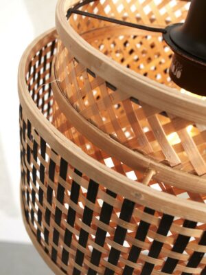 good&mojo-lámparacolgante-bhutan-natural/negro-bambúmetal-ø25cm-e27-bhutan/h/2520/bn-09