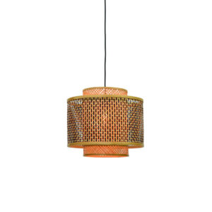 good&mojo-lámparacolgante-bhutan-natural/negro-bambú-ø40cm-e27-bhutan/h/4034/bn-1