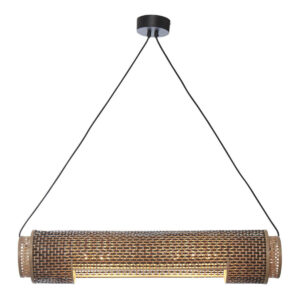 good&mojo-lámparacolgante-bhutan-natural/negro-bambúmetal-ø15cm-e27-bhutan/h85/bn-1