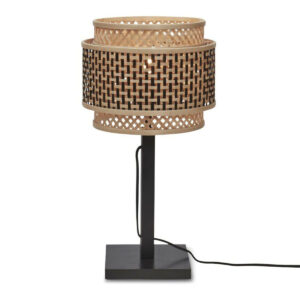 good&mojo-lámparademesa-bhutan-natural/negro-bambú-ø25cm-e27-bhutan/t25/b/2520/bn-1
