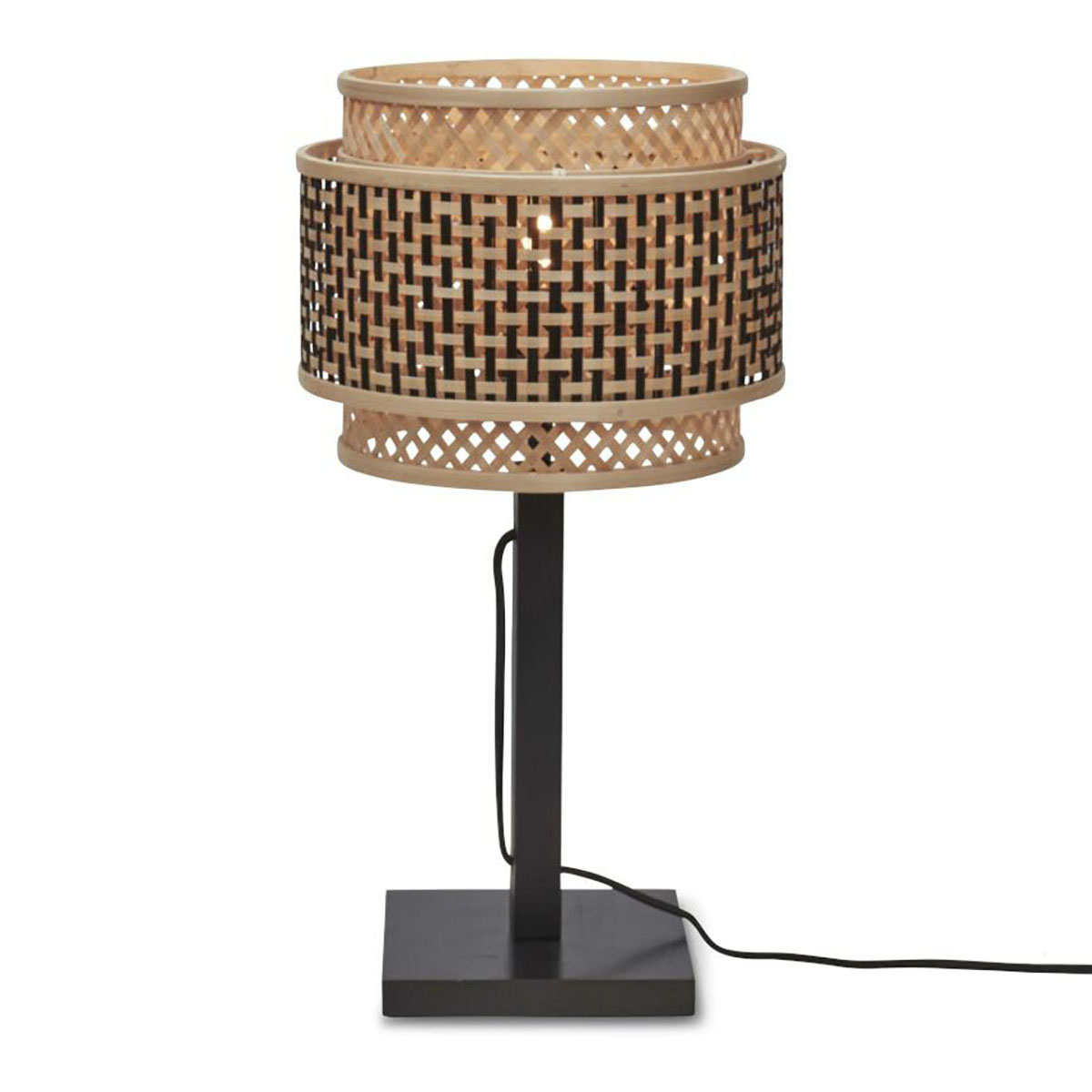 good&mojo-lámparademesa-bhutan-natural/negro-bambú-ø25cm-e27-bhutan/t25/b/2520/bn-1