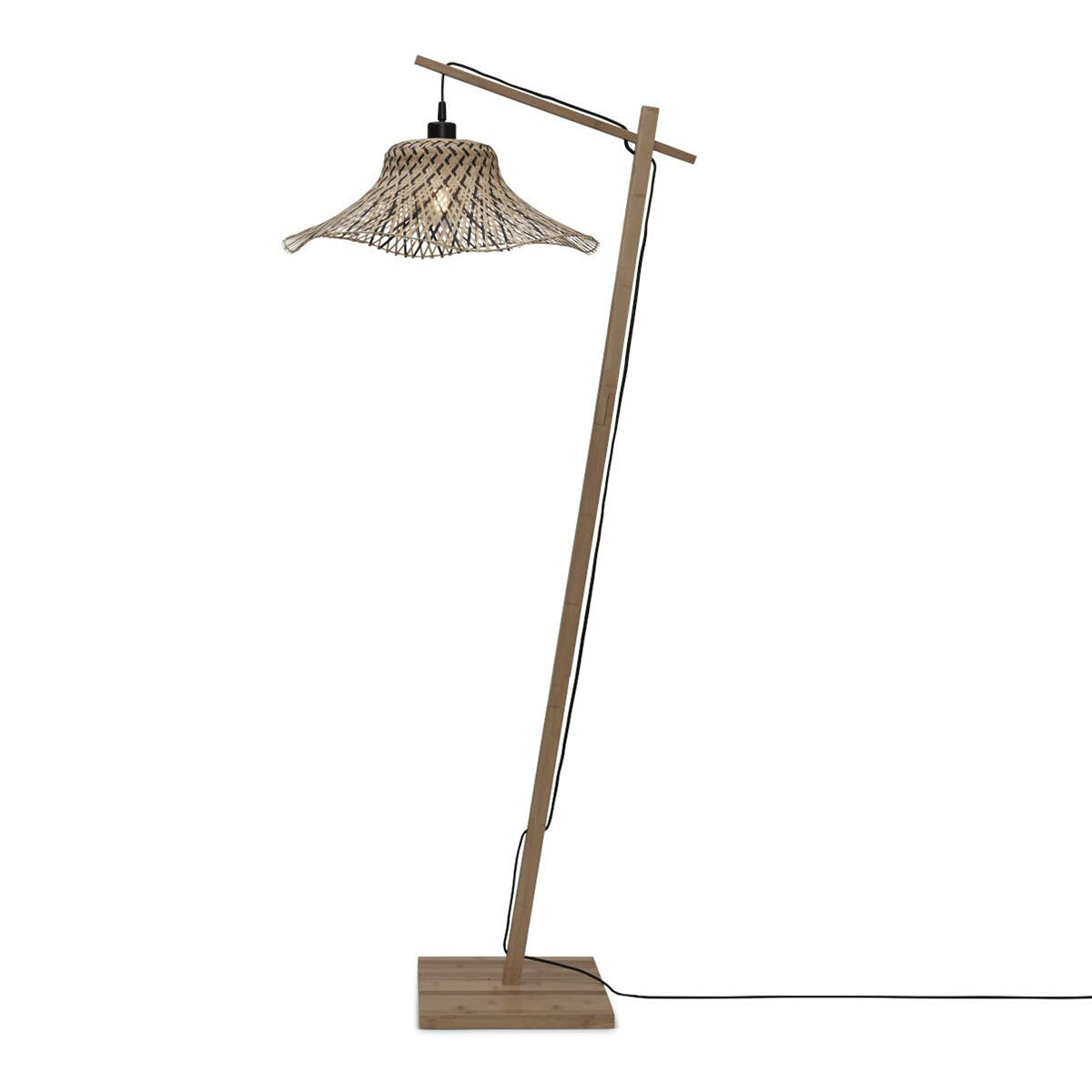 good&mojo-lámparadepie-ibiza-natural/negro-bambú-ø50cm-e27-ibiza/fs/ad/n/50/bn-1