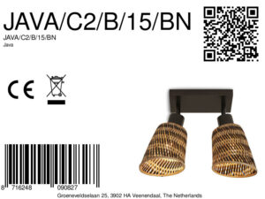 good&mojo-foco-java-natural/negro-bambú-ø15cm-e27-java/c2/b/15/bn-8a