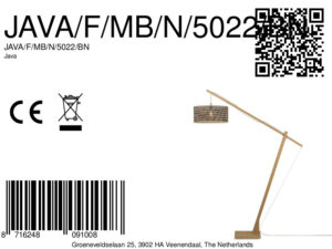 good&mojo-lámparadepie-java-natural/negro-bambú-ø50cm-e27-java/f/mb/n/5022/bn-8a