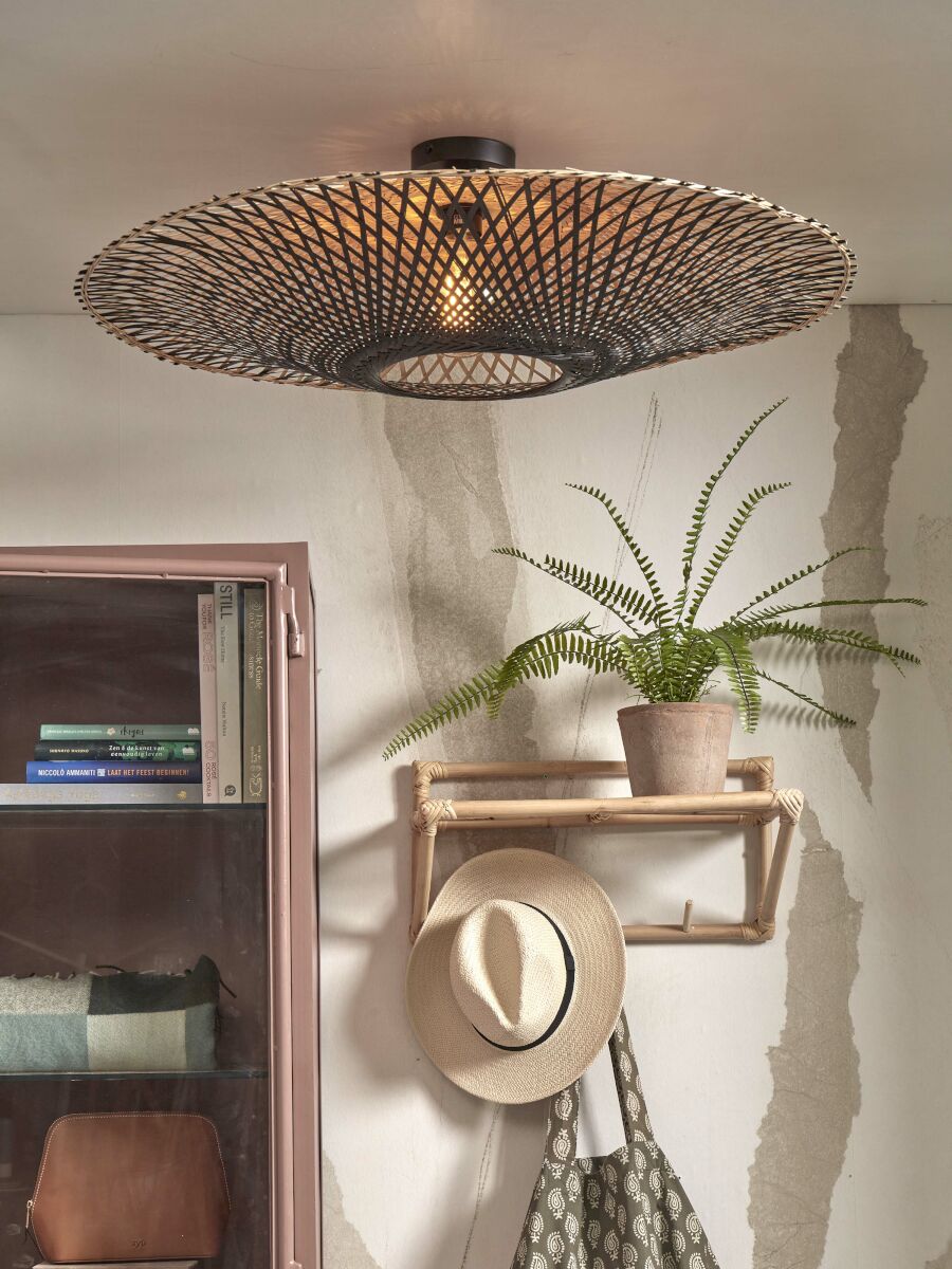 good&mojo-plafón-kalimantan-natural/negro-bambúmetal-ø87cm-e27-kalimantan/c20/bnr-02