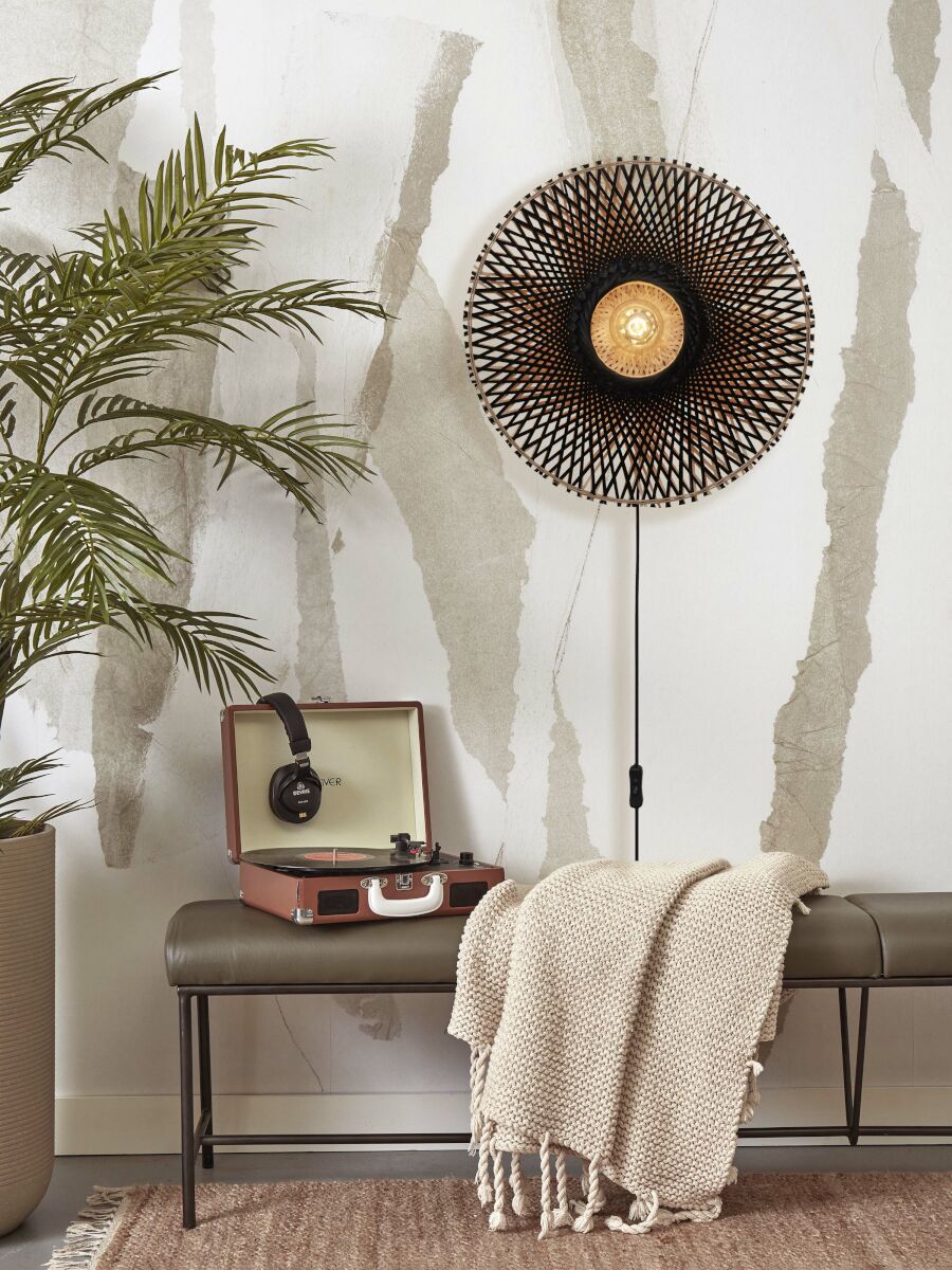 good&mojo-apliquedepared-kalimantan-natural/negro-bambúmetal-ø60cm-e27-kalimantan/w15/bnr-07