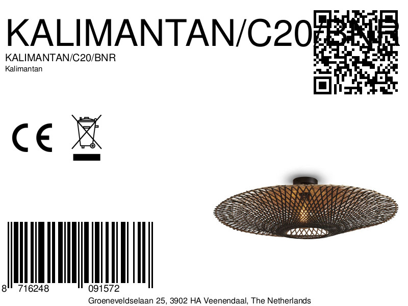 good&mojo-plafón-kalimantan-natural/negro-bambúmetal-ø87cm-e27-kalimantan/c20/bnr-8a