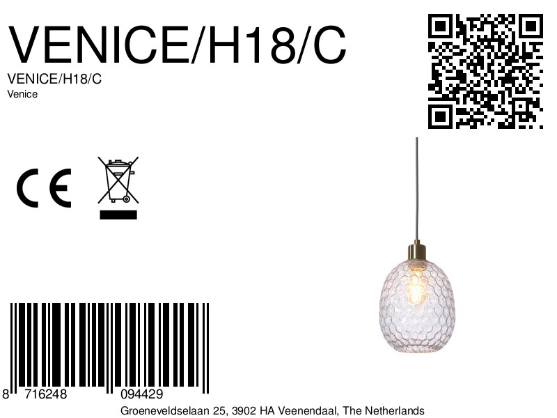 it'saboutromi-lámparacolgante-venice-transparente-vidriometal-ø18cm-e27-venice/h18/c-8a