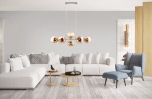 elegantelámparacolganteconníquelmateyvidrioámbarpilar-1