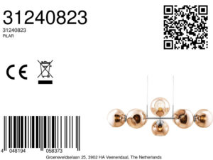 elegantelámparacolganteconníquelmateyvidrioámbarpilar-8a