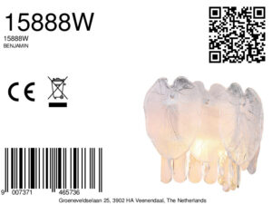 elegantelámparadeparedcromadaconcristalesbenjamin-8a