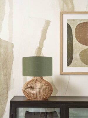 good&mojo-lámparademesa-kalahari-verde-linorotan-ø32cm-e27-kalahari/t32/n/3220/gf-02