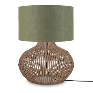 good&mojo-lámparademesa-kalahari-verde-linorotan-ø32cm-e27-kalahari/t32/n/3220/gf-1