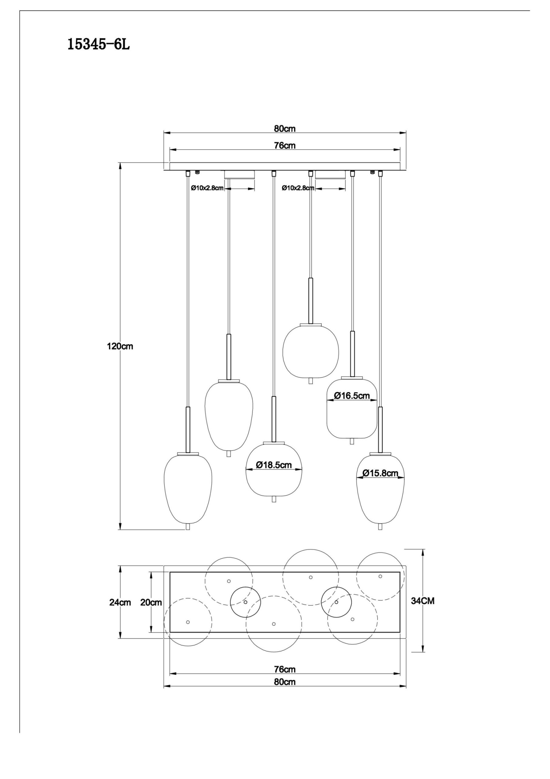 globo-lámparacolgante-blacky-negro-vidrio-granlámparadecomedor-e14-15345-6l-1