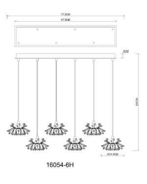 globo-lámparacolgante-fiore-ámbar-vidrio-granlámparadecomedor-g9-16054-6h-1