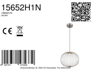 globo-lámparacolgante-galway-acero-metal-ø50cm-led-15652h1n-8a