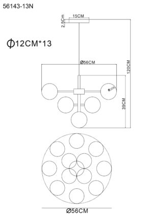 globo-lámparacolgante-grappy-acero-vidrio-ø56cm-g9-56143-13n-1