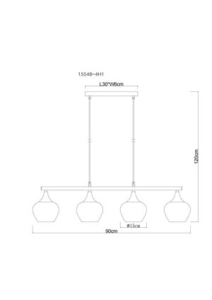 globo-lámparacolgante-maxy-negro-vidrio-granlámparadecomedor-e27-15548-4h1-1