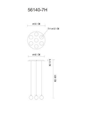 globo-lámparacolgante-riha-acero-vidrio-ø55cm-g9-56140-7h-1