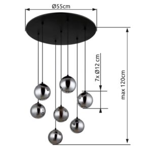 globo-lámparacolgante-riha-negro-vidrio-ø55cm-g9-56133-7h-1
