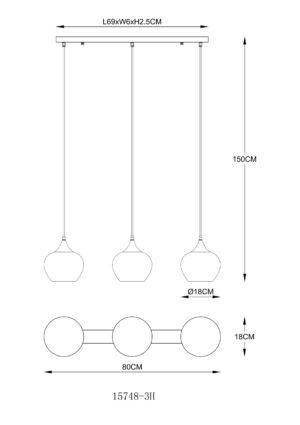 globo-lámparacolgante-sander-multicolor-vidrio-granlámparadecomedor-e27-15748-3h-1