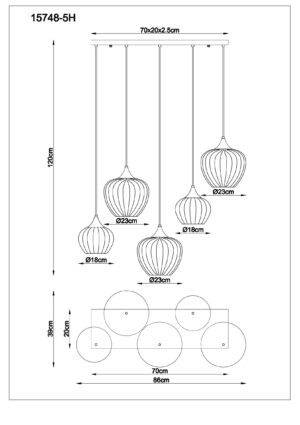 globo-lámparacolgante-sander-multicolor-vidrio-granlámparadecomedor-e27-15748-5h-1