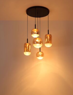 globo-lámparacolgante-severin-ámbar-vidrio-ø71cm-led-16057-5h-1