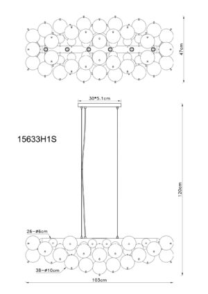 globo-lámparacolgante-udo-negro-vidrio-granlámparadecomedor-e14-15633h1s-1