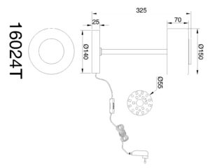 globo-lámparademesa-belinda-negro-vidrio-ø15cm-led-16024t-1