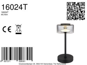 globo-lámparademesa-belinda-negro-vidrio-ø15cm-led-16024t-8a