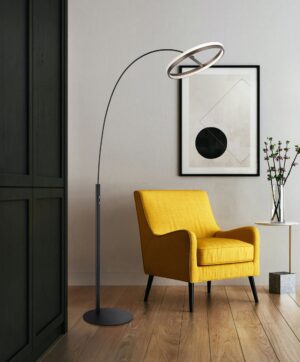 globo-lámparademesa-della-negro-metal-lámparadearco-led-67179s-1