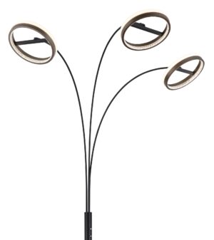 globo-lámparademesa-della-negro-metal-lámparadearco-led-67179s1-1