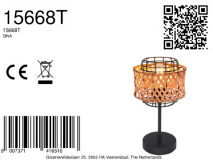 globo-lámparademesa-gina-natural-metal-ø17cm-e27-15668t-8a