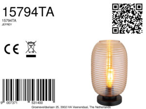 globo-lámparademesa-jefrey-ámbar-vidrio-ø20cm-e27-15794ta-8a