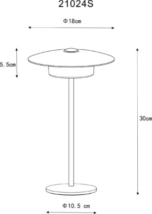 globo-lámparademesa-kyler-negro-metal-ø18cm-led-21024s-1