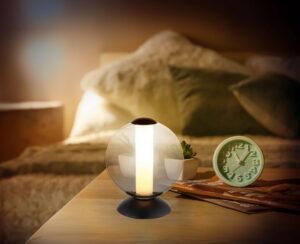 globo-lámparademesa-lacy-negro-vidrio-ø18cm-led-15798t-1