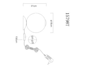 globo-lámparademesa-lacy-negro-vidrio-ø18cm-led-15798t-1