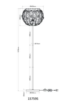 globo-lámparademesa-mika-negro-metal-ø40cm-e27-15759s-1