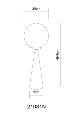 globo-lámparademesa-pinpal-acero-metal-ø20cm-e27-21031n-1