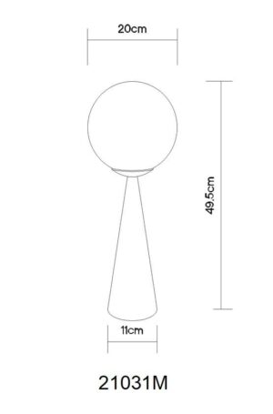 globo-lámparademesa-pinpal-bronce-metal-ø20cm-e27-21031m-1