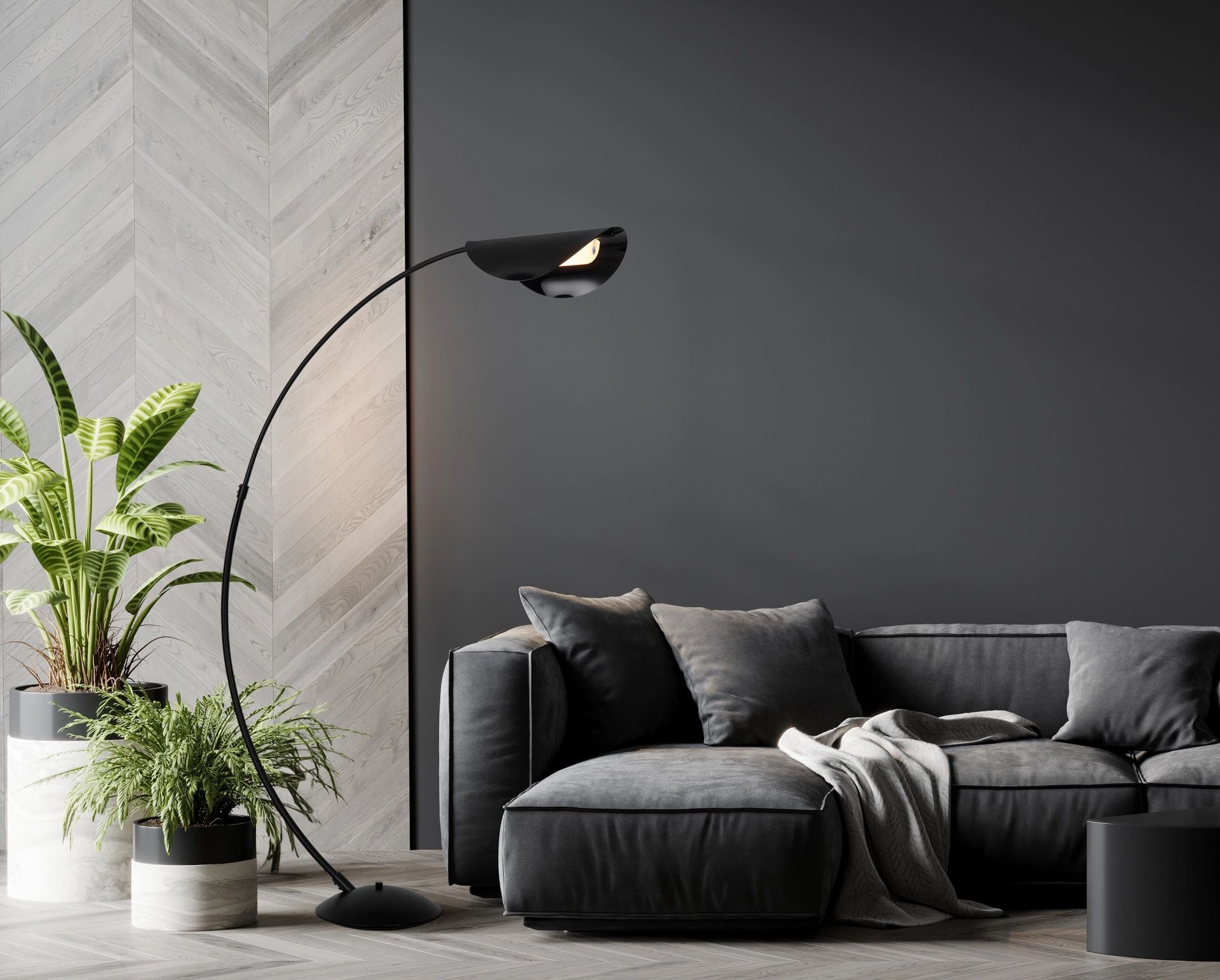 globo-lámparademesa-robles-negro-metal-lámparadearco-led-58032s-1